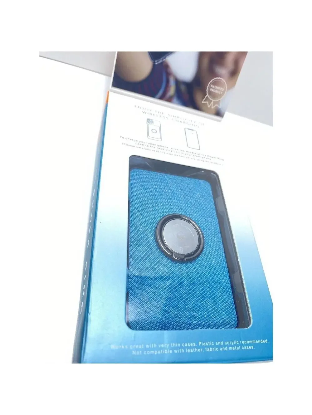 Eggtronic iPhone/Samsung Wireless Dongle Power Ring Charger Battery Brand New